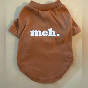 Meh. Dog T-shirt